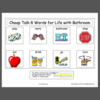 Cheap Talk 8 Words for Life with Bathroom